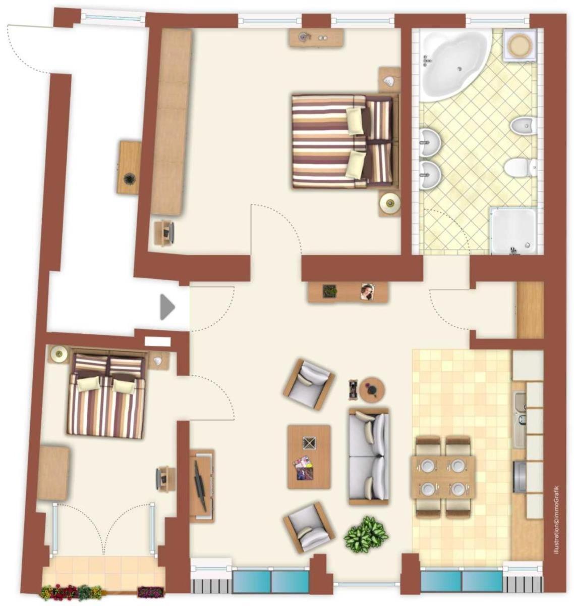Haus Drei Schwestern, Bernstein ロストック エクステリア 写真